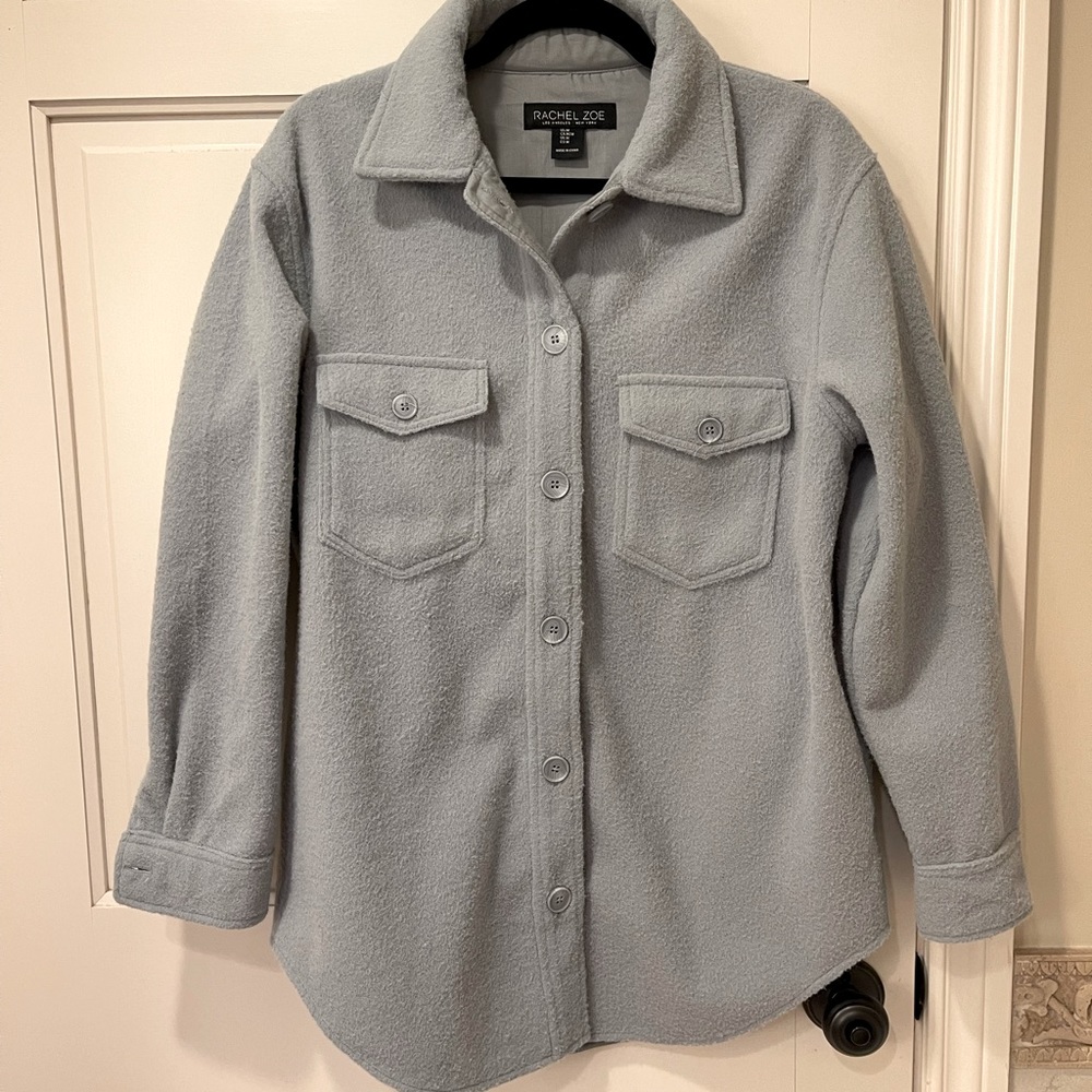 Rachel Zoe Fuzzy Shacket Size: Medium